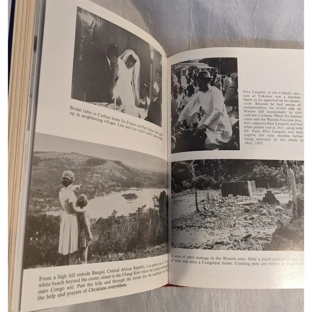 60s Monganga Paul Carlson Congo Ministry & Martyrdom Hardcover 1st Ed Ephemera